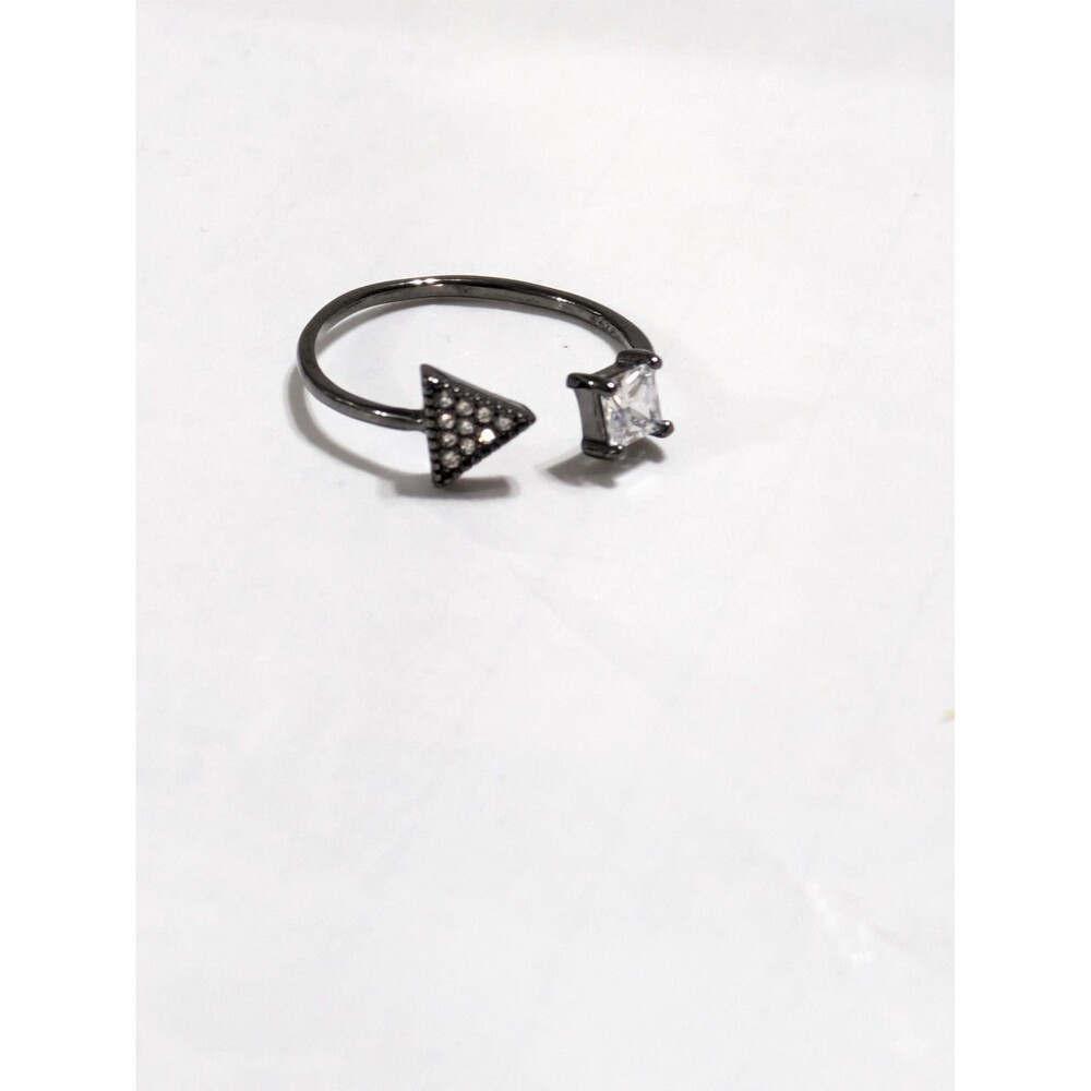 Sterling Silver Eternity CZ Braided Ring, Stackable Ring, CZ Band